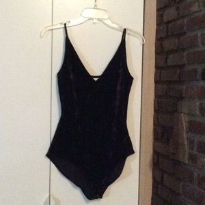 Black Velvet Bodysuit